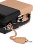 Detail View - Click To Enlarge - MARK CROSS - 'Grace Box' small colourblock leather trunk