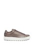 Main View - Click To Enlarge - COACH - 'C101' pebbled leather sneakers
