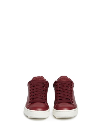 Front View - Click To Enlarge - COACH - 'C101' pebbled leather sneakers