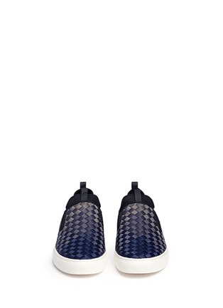 Front View - Click To Enlarge - ASH - 'Larry' ombré woven skate slip-ons
