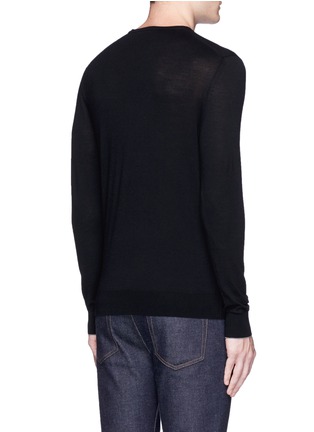 Back View - Click To Enlarge - THREADSMITH - 'Craig' ultrafine Merino wool sweater