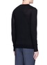 Back View - Click To Enlarge - THREADSMITH - 'Newman' V-neck ultrafine Merino wool sweater