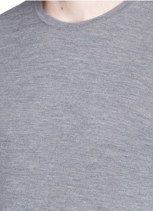 Detail View - Click To Enlarge - THREADSMITH - 'Craig' ultrafine Merino wool sweater