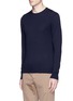 Front View - Click To Enlarge - THREADSMITH - 'Craig' ultrafine Merino wool sweater