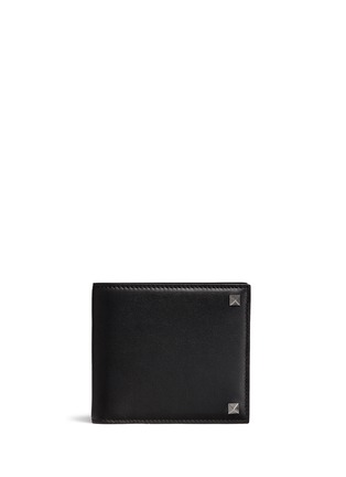 Main View - Click To Enlarge - VALENTINO GARAVANI - 'Rockstud' leather bifold wallet