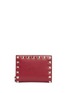 Main View - Click To Enlarge - VALENTINO GARAVANI - 'Rockstud' leather fold flap wallet