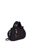 Front View - Click To Enlarge - SEE BY CHLOÉ - 'Bisou' logo stitch shoulder bag