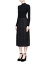 Figure View - Click To Enlarge - VALENTINO GARAVANI - Stud floral guipure lace godet skirt