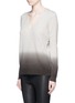 Front View - Click To Enlarge - THEORY - 'Adrianna FD' ombré effect cashmere sweater