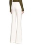 Back View - Click To Enlarge - ALEXANDER MCQUEEN - Crepe flared pants