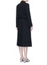 Back View - Click To Enlarge - STELLA MCCARTNEY - Wool blend melton belted overcoat