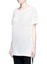 Front View - Click To Enlarge - EQUIPMENT - 'Riley' oversize silk T-shirt