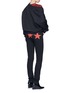 Figure View - Click To Enlarge - GIVENCHY - Star patch denim pants