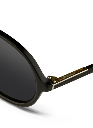 Detail View - Click To Enlarge - 3.1 PHILLIP LIM - Oversize acetate round sunglasses