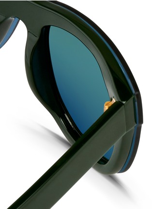 Detail View - Click To Enlarge - 3.1 PHILLIP LIM - Mounted lens acetate D-frame sunglasses