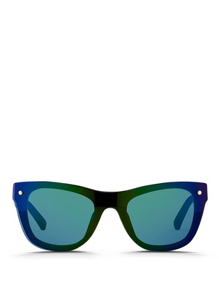 Main View - Click To Enlarge - 3.1 PHILLIP LIM - Mounted lens acetate D-frame sunglasses
