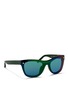 Figure View - Click To Enlarge - 3.1 PHILLIP LIM - Mounted lens acetate D-frame sunglasses
