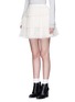 Front View - Click To Enlarge - GIAMBA - Polka dot embroidery tiered organza skirt