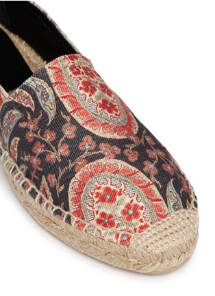 Detail View - Click To Enlarge - ISABEL MARANT ÉTOILE - 'Cana' paisley print cotton espadrilles