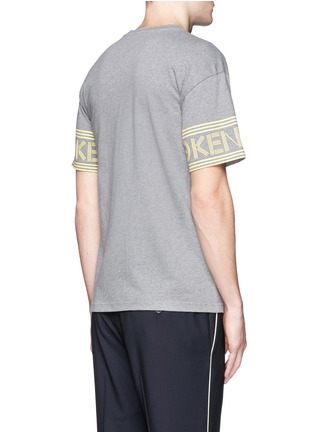 Back View - Click To Enlarge - KENZO - Logo print sleeve skate T-shirt