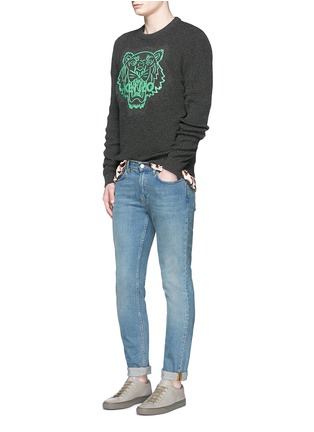 Figure View - Click To Enlarge - KENZO - Rubber tiger head print sweater