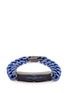 Main View - Click To Enlarge - STEPHEN WEBSTER - 'Rayman' sapphire rhodium silver ceramic chain bracelet