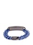 Figure View - Click To Enlarge - STEPHEN WEBSTER - 'Rayman' sapphire rhodium silver ceramic chain bracelet
