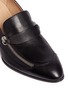 Detail View - Click To Enlarge - CHLOÉ - Double zip leather loafers