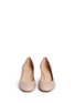 Front View - Click To Enlarge - CHLOÉ - 'Lauren' scalloped edge leather pumps