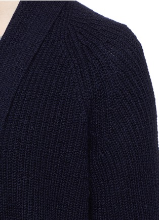 Detail View - Click To Enlarge - VINCE - Wool-cashmere open front cardigan