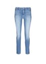 Main View - Click To Enlarge - VINCE - Contrast side strapping cotton jeans
