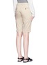 Back View - Click To Enlarge - VINCE - Cotton twill Bermuda shorts