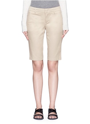 Main View - Click To Enlarge - VINCE - Cotton twill Bermuda shorts