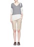 Figure View - Click To Enlarge - VINCE - Cotton twill Bermuda shorts