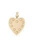 Main View - Click To Enlarge - LOQUET LONDON - 'Heart' diamond 14k yellow gold bracelet charm – Small