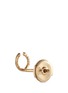 Detail View - Click To Enlarge - LOQUET LONDON - 'Horseshoe' 14k yellow gold single stud earring – Protection