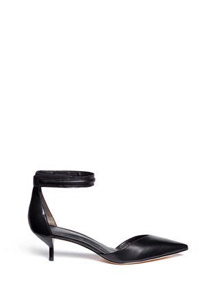 Main View - Click To Enlarge - 3.1 PHILLIP LIM - 'Martini' ankle strap d'Orsay leather pumps