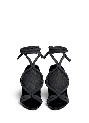 Figure View - Click To Enlarge - 3.1 PHILLIP LIM - 'Marquise' padded cord ankle wrap sandals