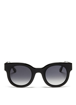 Main View - Click To Enlarge - THIERRY LASRY - 'Celebrity' chunk round acetate sunglasses