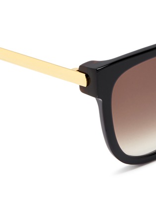 Detail View - Click To Enlarge - THIERRY LASRY - 'Flashy' metal temple acetate sunglasses