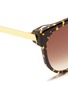 Detail View - Click To Enlarge - THIERRY LASRY - 'Axxxexxxy' tortoiseshell acetate slim cat eye sunglasses