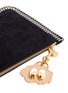 Detail View - Click To Enlarge - STELLA MCCARTNEY - 'Falabella' chain border flat zip clutch