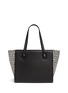 Back View - Click To Enlarge - MISCHA - 'Weekday Tote' in classic hexagon print