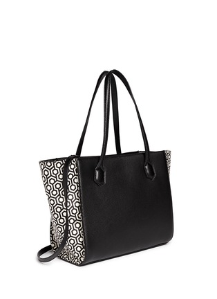 Front View - Click To Enlarge - MISCHA - 'Weekday Tote' in classic hexagon print