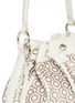 Detail View - Click To Enlarge - MISCHA - 'Mini Bucket Bag' in classic hexagon print