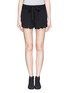 Main View - Click To Enlarge - IRO - 'Dainie' lace edge crepe shorts
