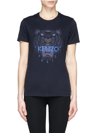 Main View - Click To Enlarge - KENZO - Tiger print T-shirt