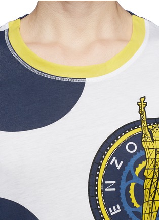 Detail View - Click To Enlarge - KENZO - 'Dots & Liberty' print T-shirt