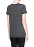 Back View - Click To Enlarge - VINCE - Silk chiffon trim jersey T-shirt