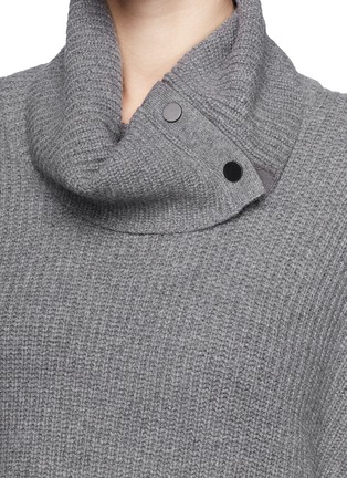 Detail View - Click To Enlarge - VINCE - Wool-yak rib turtleneck sweater